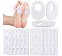 Callus Pads Soft Felt Callus Oval Shape Corn Pads for Bottom of Foot Adhesive Foot Corn Pads for Men Women Feet Toes Heel Pain Relief Foam Callus Cushions Foot Care Cushions Corn Protectors