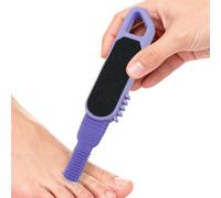 Callus Remover - Ergonomic Handle Dual-Sided Silicone Brush, Foot Callus Remover Tool, Anti-Slip Pedicure Scrubber, Portable Spa Foot Care | Device for Feet Corns Heels Dry Wet Peeling Me