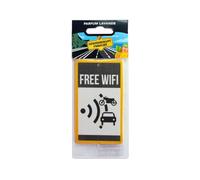 CALLVIN | Car Air Freshener Sentorettes | Eliminates Odours and Refreshes the Interior | Fragrant Fresh Air Diffusers (Unique, Free Wifi - Vanilla Scent)