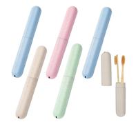 CALLYSONIC Pack of 6 Toothbrush Case, Toothbrush Case, Portable Toothbrush Case, Toothbrush Case, Toothbrush Travel Case, Toothbrush Box, Travel Toothbrush, Toothbrush Storage for Travel, Family,
