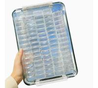 CALLYSONIC Sorting Boxes for Small Parts with 60 Storage Boxes, Storage Box with Lid, Small, Transparent Sorting Box with Small Box for Ironing Beads, Diamond Painting, Jewellery (Transparent)