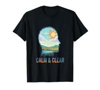 Calm and Clear Mindfulness Design T-Shirt