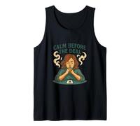 Calm Before The Deal - Poker Mindset Art Tank Top