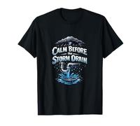 Calm Before The Storm Drain Plumber Pipe Pun T-Shirt