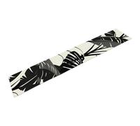 Calm Black White Foliage Long Table Runner for Coffee Table Idea, Farmhouse Dining Decor And Living Room Office Use