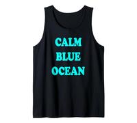 Calm Blue Ocean Mindful Meditation Mantra Tank Top