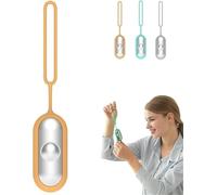 Calm Carry Anxiety Device - Sleep Aid Device for Adults, Brain Massage Adjust Heart Rate, Improved Deep Sleep, Small & Portable, Micro-Current Sleeping Device for Insomnia (Yellow)