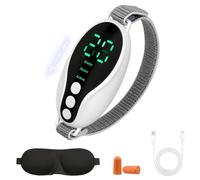 Calm Carry Handheld Sleep Aid Device for Adults with Earplugs and Eye Mask, Calming Relaxation Tool, Sleep Devices for Relieving Anxiety & Improving Deep Sleep, 3 Modes and 20 Gears