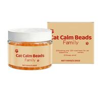 Calm Cat Beads, Soothing Scent Relief Kit, 2 Inches Scented Core with Long Release Support System, Natural Fiber Gel Formula Blend, Pet Stress Balance Design, Home Crate Care Use