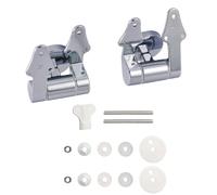 Calm Closing Coating Admixture Trilateral Center for Toilet Seat Rustproof Unchanging Steel Resource Simple Handknit Mounting Bathroom Develop Resistant Bathroom Fittings