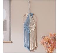 Calm Club Sweet Dreams' Dream Catcher | Macrame Wall Hanging Dream catchers | Woven Boho Decor Wall Art & Bedroom Decorations | Spiritual Gifts | Bohemian Bedroom Ornaments, White, One Size (CCSD)