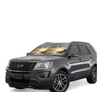 Calm Coastal Scene Print Car Sun Shade Windshield 2-Piece Foldable Front Windshield Sun Visor Sunshade for Car Windshield, S