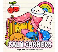 Calm Corners: A Relaxing Coloring book of Cozy Home Moments