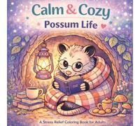 Calm & Cozy: Possum Life: A Stress Relief Coloring Book for Adults