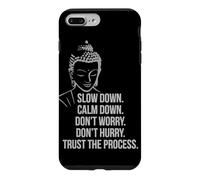 Calm Down and Trust, Buddha Mindfulness Zen Case for iPhone 7 Plus/8 Plus