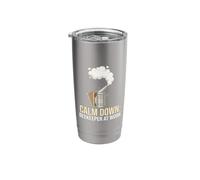 Calm Down Beekeeper at Work Beekeeping Apiarist Stainless Steel Insulated Tumbler