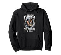 Calm Down Everyone The Farrier Is Here Horseshoer Pullover Hoodie