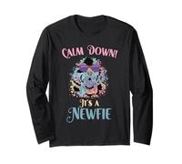 Calm Down It's A Newfie Dog Lover Newfoundland Long Sleeve T-Shirt