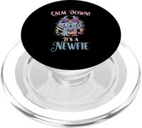 Calm Down It's A Newfie Dog Lover Newfoundland PopSockets PopGrip for MagSafe