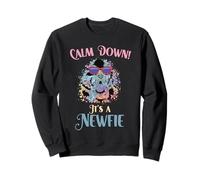 Calm Down It's A Newfie Dog Lover Newfoundland Sweatshirt