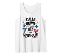 Calm Down I've Done This On A Mannequin, EMS EMT Paramedic Tank Top