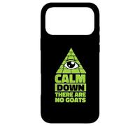 Calm Down There are No Goats - Masonic Freemason Case for iPhone 17 Pro Max