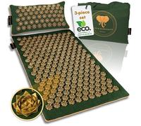 Calm Elephant Acupressure Mat and Ergonomic Pillow, XL Set, Massage Mat