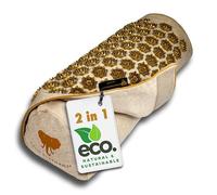 CALM ELEPHANT ORIGINAL 2-in-1 Acupressure Pillow with Heating Function, Knee and Neck Support, Footrest, Buckwheat, Removable Spikes, Ergonomic Pillow for Comfort and Relaxation - Beige