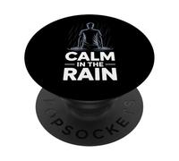 Calm In The Rain Rainy Day Vibes Rain PopSockets Adhesive PopGrip
