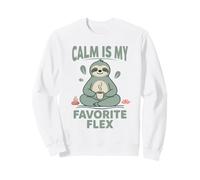 Calm Is My Favorite Flex Embrace Inner Peace and Joy Sweatshirt
