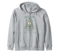 Calm Is My Favorite Flex Embrace Inner Peace and Joy Zip Hoodie