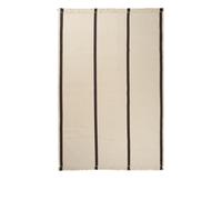 Calm Kelim Rug 200x300 Dark Off-White/Coffee