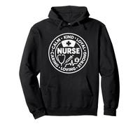 Calm Kind Loyal Caring Loving Strong Registered Nurse Women Pullover Hoodie