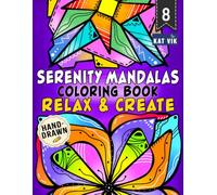 Calm Mandalas: Relax & Create Coloring Book for Adults, Teens and Kids - Square Designs: Large Print Square Designs with Bold Lines for Relaxation, ... Coloring | Single-Sided Pages | 8.5 x 11 in