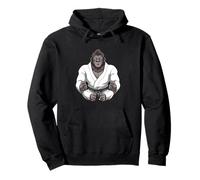 Calm Martial Arts Judo And Jiu Jitsu Gorilla Pullover Hoodie