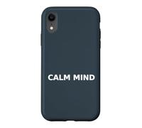 Calm Mind Zen Typography Mindfulness Meditation Case for iPhone XR