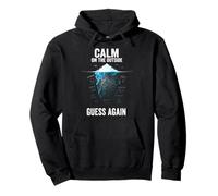 Calm on the Outside Guess Again Iceberg Pullover Hoodie