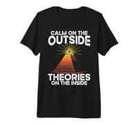 Calm On The Outside Theories On The Inside Conspiracy Premium T-Shirt
