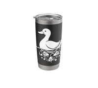Calm On The Surface Funny Busy Mom Work Gift Duck Humor Stainless Steel Insulated Tumbler