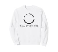 Calm Over Chaos - Minimal Zen Circle Sweatshirt
