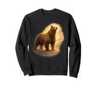 Calm Power Bear Standing Firm Sweatshirt