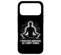 Calm Prepper I Practice Survival So I Dont Panic Case for iPhone 17 Pro Max