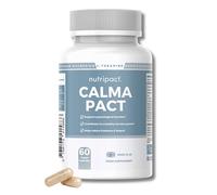 Calm & Sleep Support Capsules - Magnesium Glycinate, Ashwagandha KSM-66, L-Theanine & Lemon Balm for Relaxation, Stress Relief & Night-Time Unwind - 60 Capsules - Calma Pact