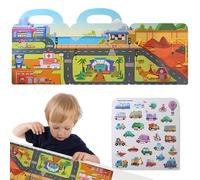 Calm Sticker Book, Reusable Sticker Book for Kids - Waterproof Reshutable Books - Foldable Need Decor Early Education Learning Tool for