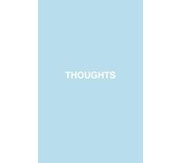 Calm Thoughts - Soft Pastel Blue Grid Journal: Simple A5 notebook for everyday writing and reflection