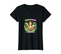 Calm Vegan Mindfulness Nature Inspired Lifestyle Art T-Shirt
