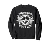 Calm Voices Strong Support 911 Dispatcher Telecommunicator Sweatshirt