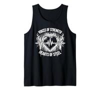 Calm Voices Strong Support 911 Dispatcher Telecommunicator Tank Top