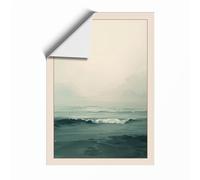 Calm Waters Coastal Unframed Wall Art Print A3 (42×29.7cm), Wall Decor for Living Room, Bedroom, Office & Home, Art Gift