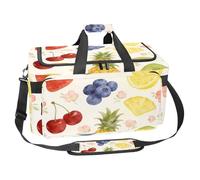 Calm Waves Crashing on a Sandy Beach Durable Sports Gym Bag with Multiple Pockets, Lightweight Travel Workout Bag for Daily Use